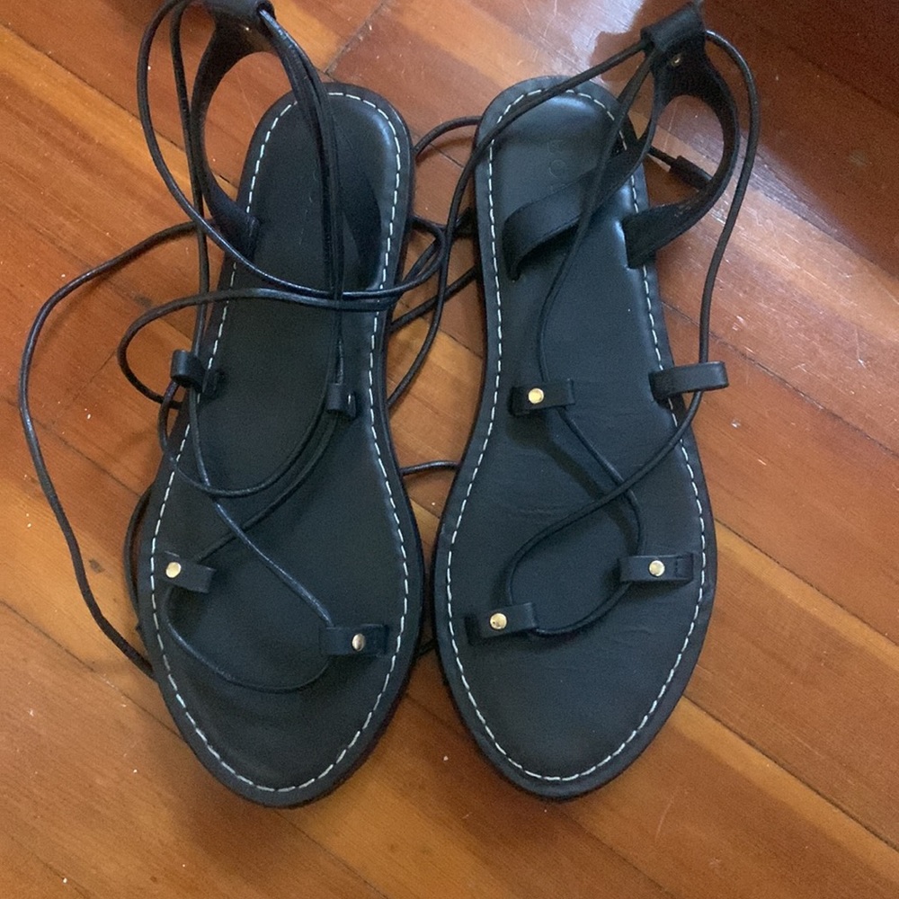 Boden Scarf Wrapped Sandal Size 41 - Picture 6 of 7